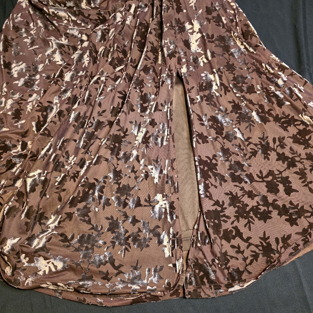Baltic Born Veronica Velvet Maxi Dress- L - Picture 12 of 16